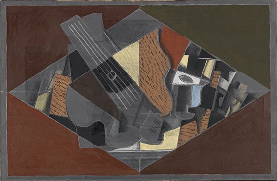 1917 -  Guitare et verre